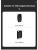 Housse de clé Volkswagen pour Sagitar, Lavida, Bora, Lamando, T-Cross, Tharu, Tayron, Tiguan L - Coque et boucle de clé de voiture.