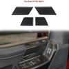 Carbon Fiber Front Rear Door Panel Trim Cover Decor Bezels For Ford F150 +
