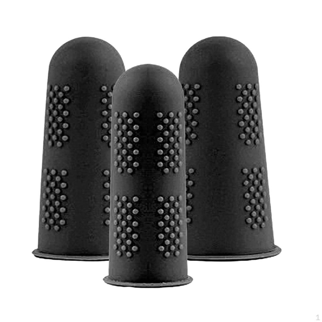 3 Pieces Finger Thumb Cots Protector Sleeve for Worker Sculpturing Silicone