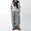 Onl Women Fleece Waistband Pintuck Wide Pants Training Pants
