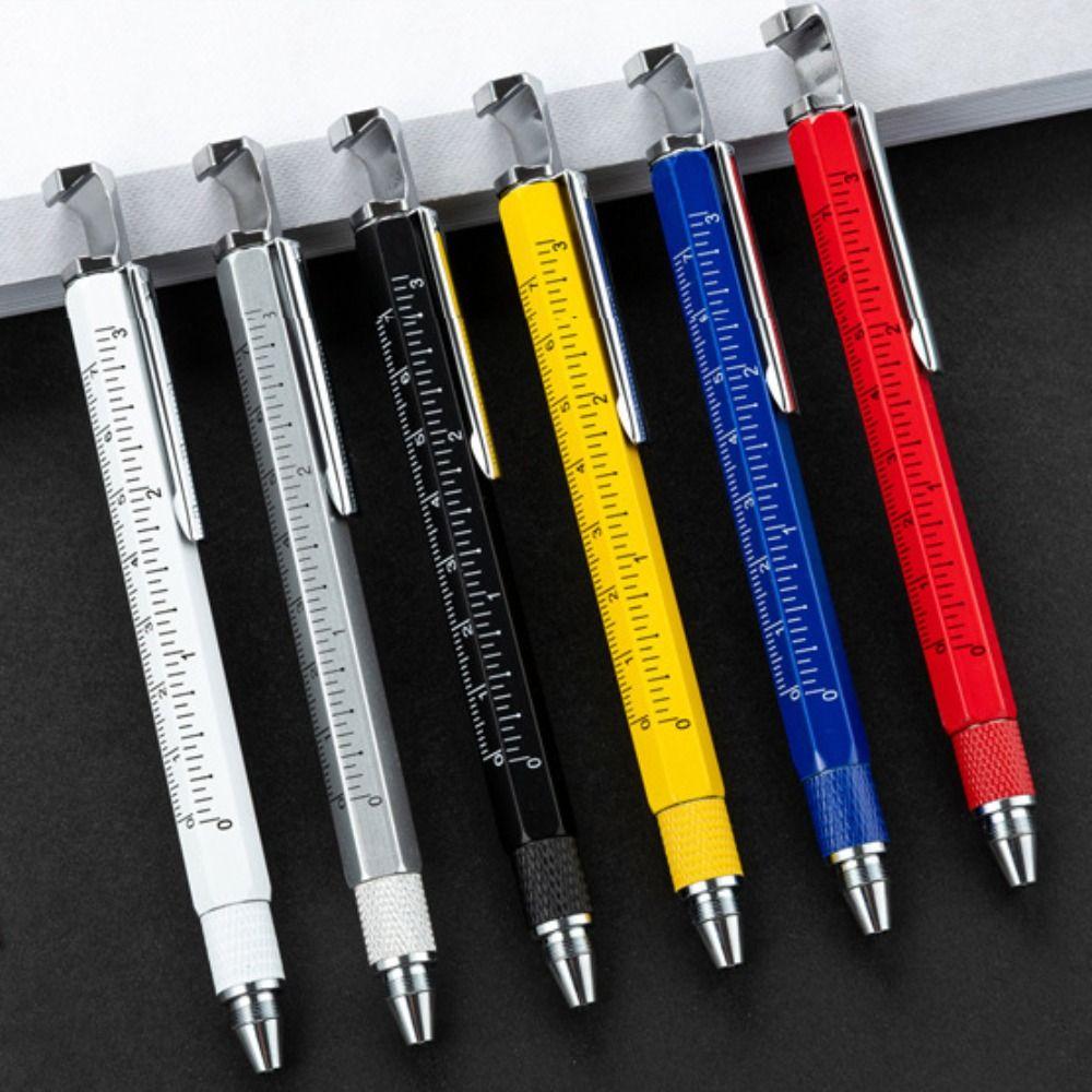 Detachable Ballpoint Pen Portable Measure Technical Ruler  Engineer Carpenter Work