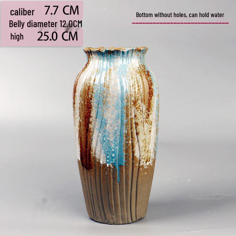 

Ретро китайская керамическая ваза: Декоративная ваза для цветов или гидропоники