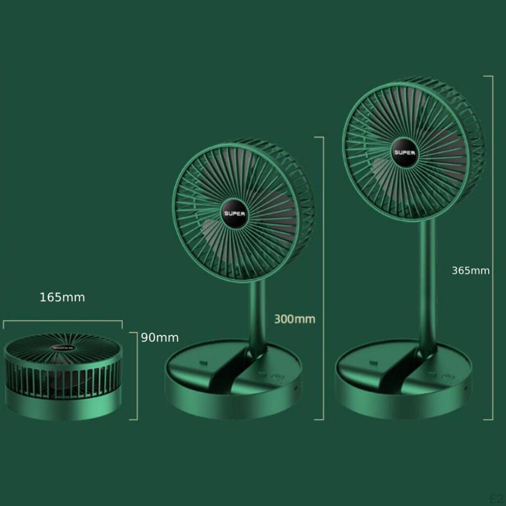 USB Desk Fan with Phone Stand Desktop Personal for Travel Office Bedroom