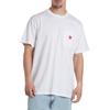 Carhartt WIP Heart Embroidery Loose Fit Crew Neck Short Sleeve T-Shirt Men Tops White I032128-1WZ-XX