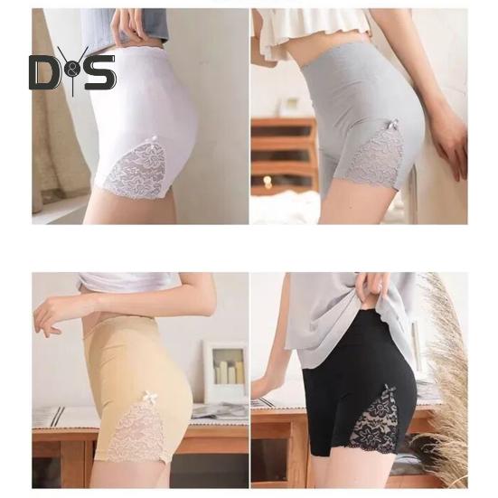 Damskie majtki ochronne Wysoka elastyczność Kontrola brzucha Bezszwowa koronka Zapobiegające ekspozycji Wysoki stan Slim fit Szybkoschnące Mini spodenki wewnętrzne Spodenki do jogi