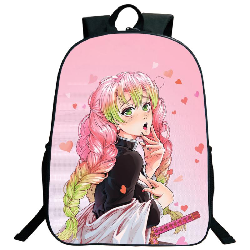 Demon Slayer Backpack Kimetsu No Yaiba Tanjiro Nezuko Kamado Teenarges Schoolbag Laptop Bag Boys Girls Rucksack Travel Shoulder Bags