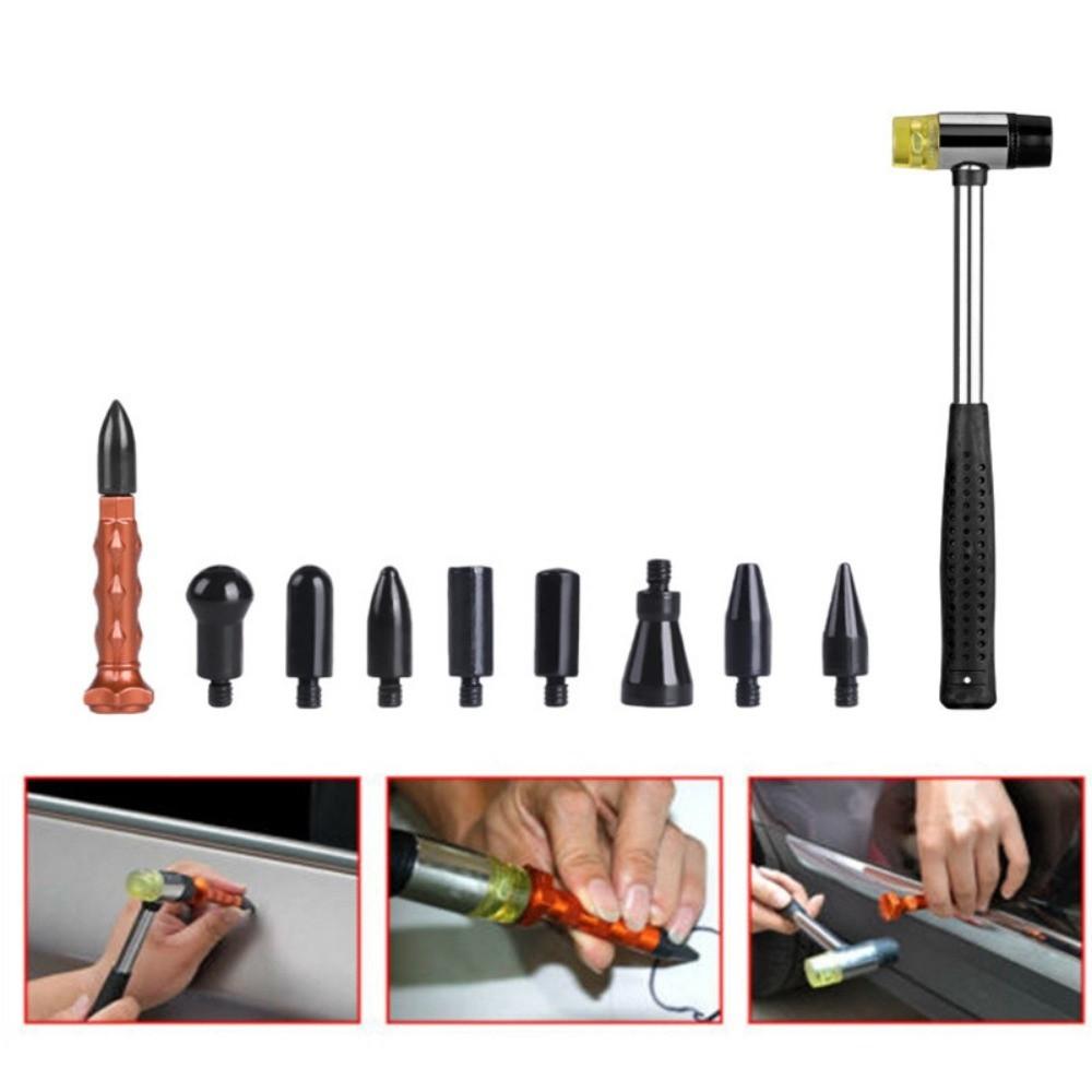 Metal Tap Down Pen Car Dent Repair Tools Replacement Heads Dent Removal Tools  Automotive Workshop