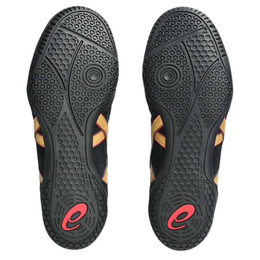 Nové tréninkové boty Asics s vysokým svrškem Unisex Černá Zlatá 1081A052-002