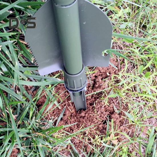 Klappspaten, multifunktionale Militärschaufel mit Aufbewahrungstasche, Outdoor-Überlebensschaufel, taktische Schaufel zum Wandern, Camping und Gartengebrauch