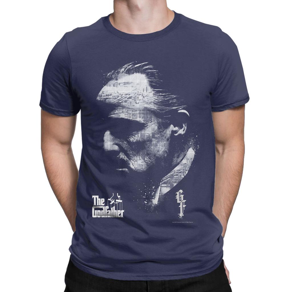 The Godfather Vito Corleone City Overlay Poster Funny 100 Cotton Tshirt The Godfather Tops Tees For Unisex