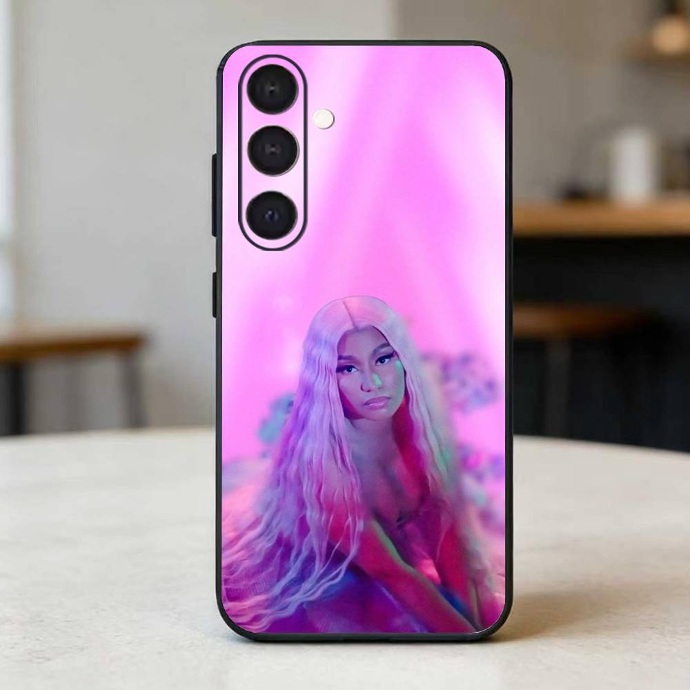 

Nicki Minaj Rapper1 Phone Case For Samsung Galaxy A73,A72,A71,A70,A52,A51 Others Soft Black Cover Samsung a22 4g