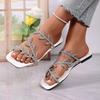 Plus-size Flat Shoes - Fashionable New Style Beach Flip-flops for Women