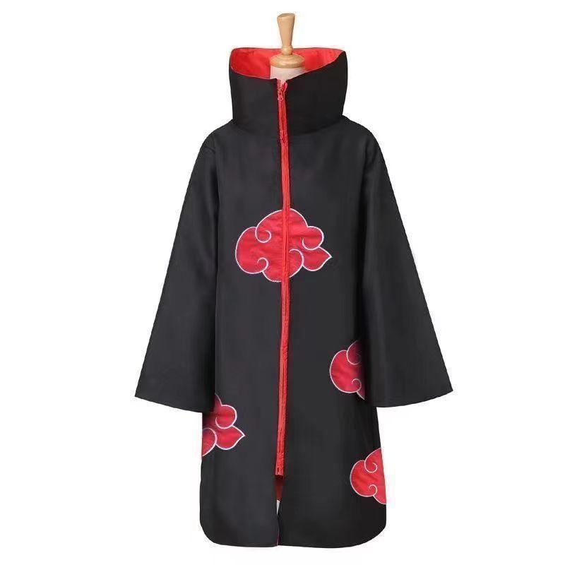 Hokage Uchiba Itachi Ninja Naruto Akira Organization Cloak cos Clothing Peripheral Payne Clothing Red Cloud Robe Jacket xs