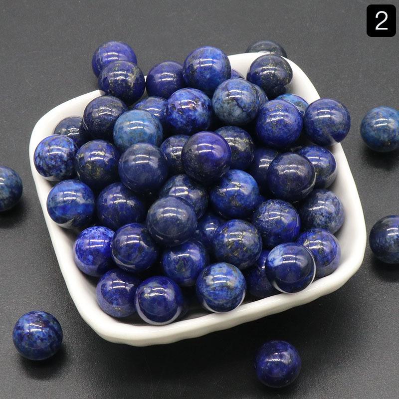 1189-12MM Natural Round Crystal Stone Bead, No Hole, Mini Small Ball for DIY Jewelry and Crafts