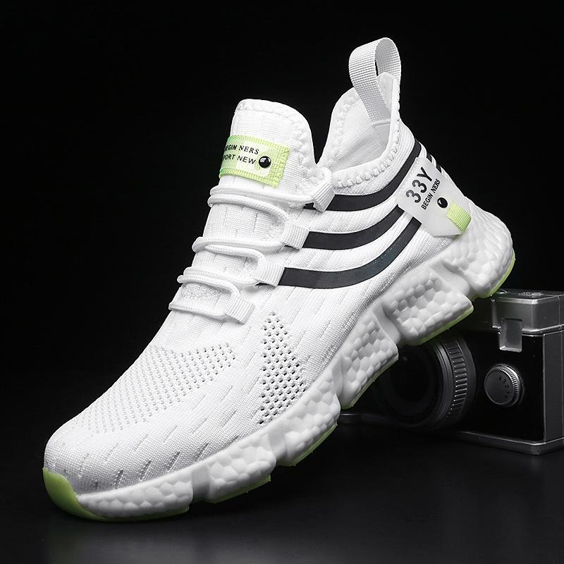 Foreign Trade Large-size Explosion, Lightweight Shock-absorbing Men's Shoes, Sports and Leisure Net Shoes, Male and Adolescent Running Shoes, Couple