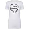 Mato & Hash I Hate Valentine's Day Shirts, Woman Crew Neck T-Shirts Stupid Cupid Graphic Tee - I Hate People