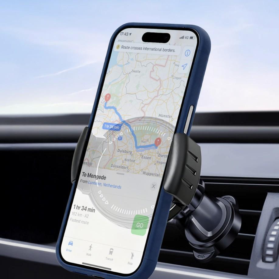 Multi-Functional Magnetic Phone Holder Clip for Car and Fitness