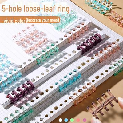 A5-Loseblatt-Buchumschlag, B5-Spiralbindung, Schnallen- und Clip-Aufbewahrungsnotizbuch