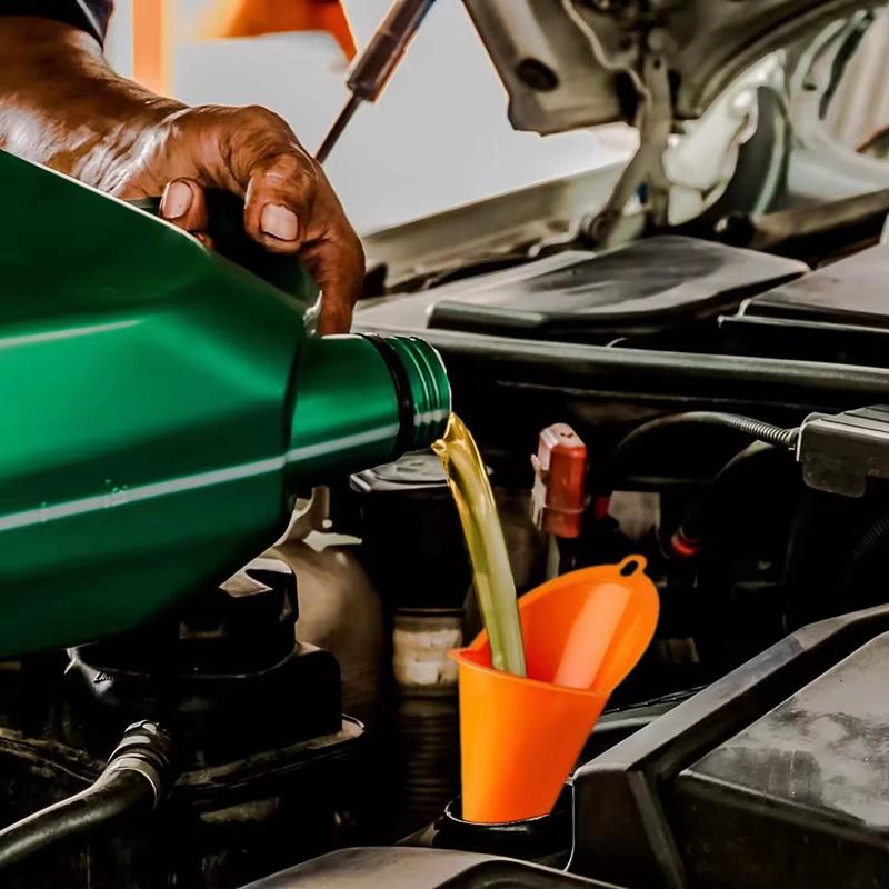 1/3/5pcs Car Refueling Longer Funnel Long Stem Auto Oil Funnels Anti-splash Car Motorcycle Gasoline Oil Fuel Filling Repair Tool