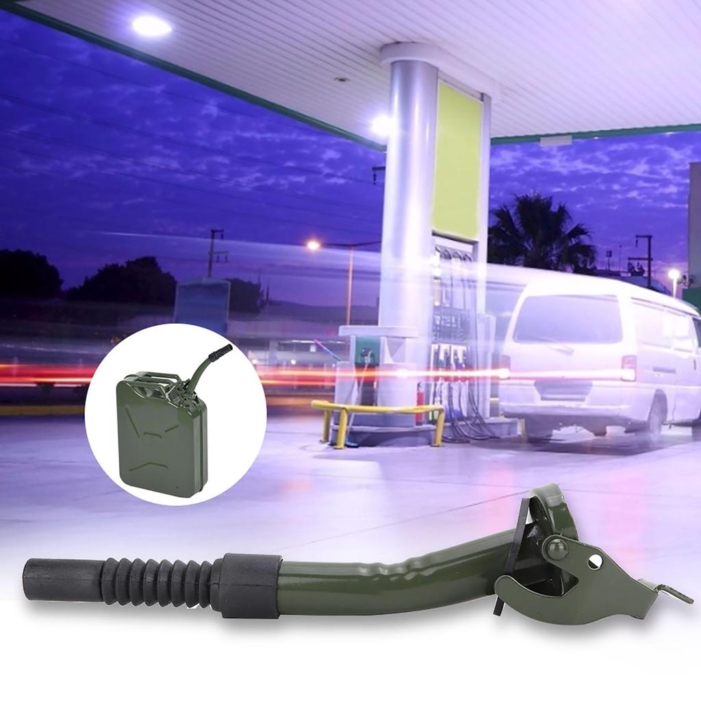 Portable Carbon Steel Oiler Fuel Pouring Spout Replacement for JC5MR   JC10   JC20 Fuel Can