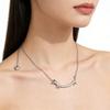 Necklace Dachshund Pendant Oil Pressure Necklace Men's and Women's Same Premium Necklace Stainless Steel Non-Fading Casual Wind