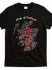 Scottish Clan Map TShirt Retro Tartan Design for Clans Soft And Breathable Unisex Regular Fit Crew N