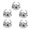 5 Pcs Bobbin Case Stainless Steel Easy Installation Exquisite Workmanship Sewing Machine Bobbin Case