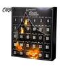 Familien-Halloween-Aktivität 2026 Adventskalender, 24-Tage-Countdown-Box mit gruseligem Mini-Kalender mit Überraschungsfiguren, 3D-Sammlerstück Feiertag