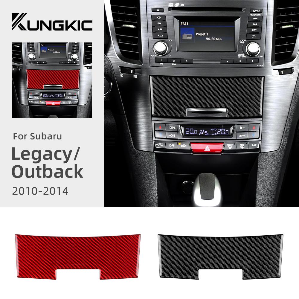 Carbon Fiber Style Interior Sticker for Subaru Legacy Outback 2010 2011 2012 2013 2014 LHD RHD Interior Panel