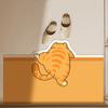 Cartoon Diatom Mud Mat Bathroom Moisture-wicking Quick Drying Slip-resistant Mat Toilet Door Carpet Toilet Washless Foot Mat