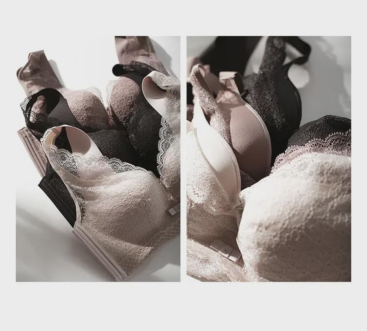 Cross-border Seamless Push-Up Bra: Hot-Selling Milk Cotton, Adjustable, Wireless, Sizes A-C