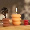 Silicone Mold for Candle Making 3D Round Resin Crafting Moulds Silicone Texture Suitable for Aesthetic Room Decors