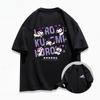 Cartoon Kulomi Tshirt Summer New Unisexs Plus Size Shortsleeved Oversized Loose Casual Versatile Top Cotton Breathable