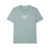 Fashion Casual Knitted Short Sleeve T-Shirt Men Tops Ice-Green Blue F11M519104FLG