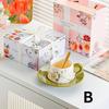 Coffee Cup Saucer Set Gift Box Household Ceramic Cup Wedding Souvenir Teachers' Day Staff Birthday Gift Milk Foam Cup