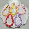 Dopamine Cartoon Pony Color Block Cheese Cube Beaded Phone/Keychain Lanyard