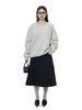 Louvre Winter Korean INS Oversized Leisure Sports Plus Velvet Warm Sweater: Skin-Friendly, Loose-Fit Women's Top.