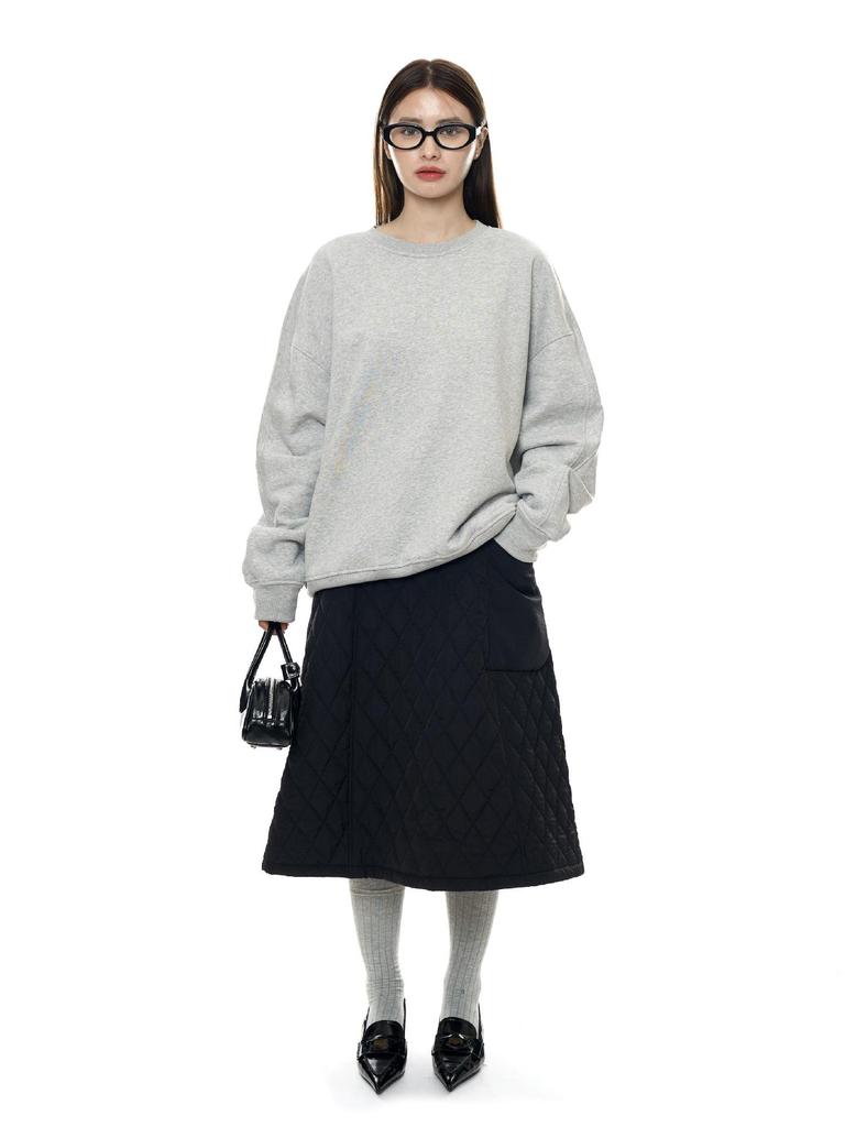 Louvre Winter Korean INS Oversized Leisure Sports Plus Velvet Warm Sweater: Skin-Friendly, Loose-Fit Women's Top.