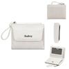 Baellerry Women Fashion Short Wallets Classic Casual Zipper Coin Purse Artificial Leather Card Holder GZW