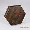 Solid Wood Stand Labret Dermal Anchor Body Piercing Jewelry Top Display Seller Cases Display Tool with Screw Thread