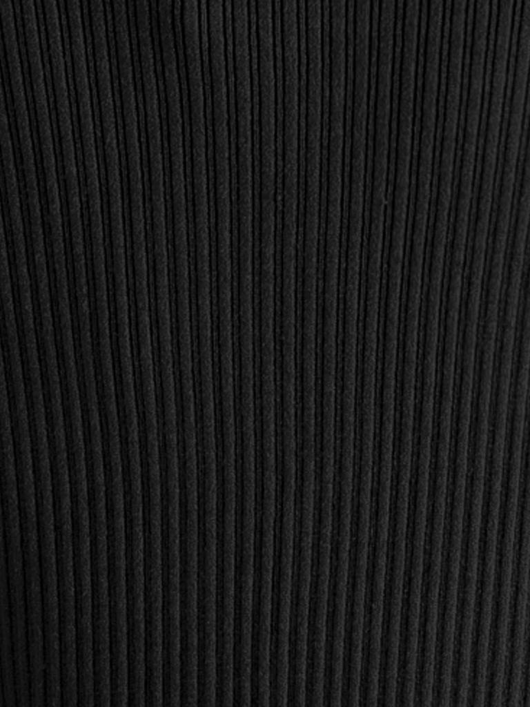 Allegra K Women's Long Sleeve Shrug Button Stretch Ruffle V-Neck Sweater/Cardigan, Black, Size M