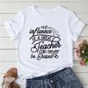 Battery Life of Teacher Print T Shirt Women Summer Tees Casual for Lady Short Sleeve Y2k Tops Harajuku 90s Tee Female Funny Gift