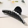 New Big Pearls Acrylic Hair Claw Clips Crab Hairpins Large Makeup Hair Styling Barrettes for Women Hair Accessories Bow Hairgrip