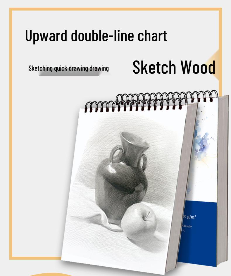 A4 Sketchbook for Students: Blank Art & Drawing Paper for Colored Pencils