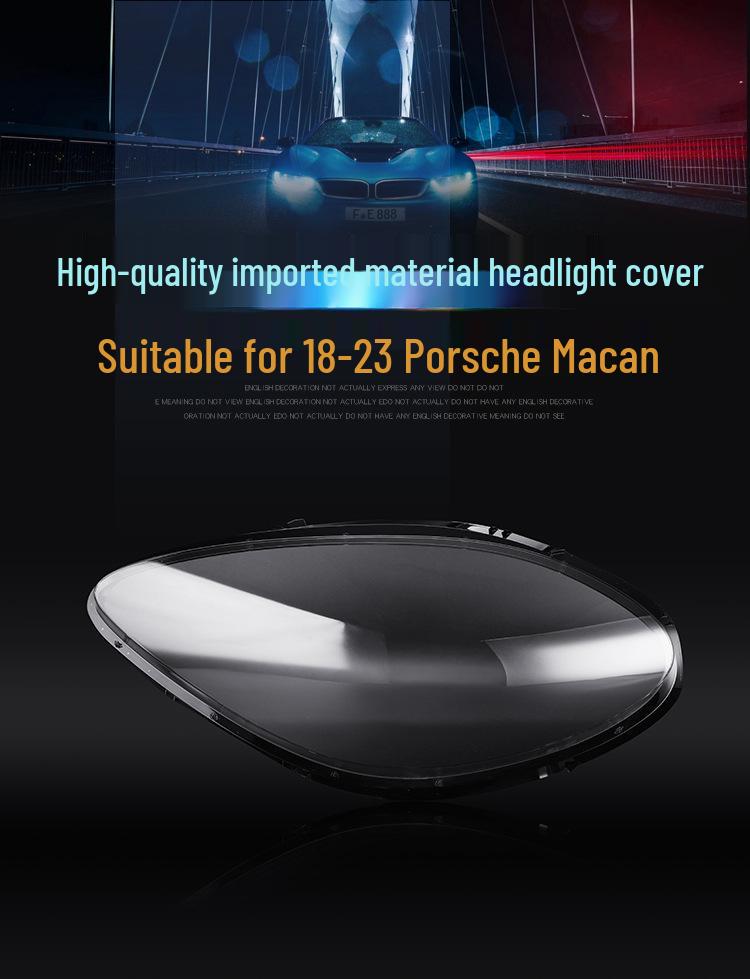 Porsche Macan (2018-2023) Headlight Cover for Macan S/Turbo - Lamp Shell Face