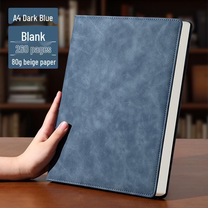 A4 Premium Leather Notebook for Business, Office, or Study - Customizable with Logo