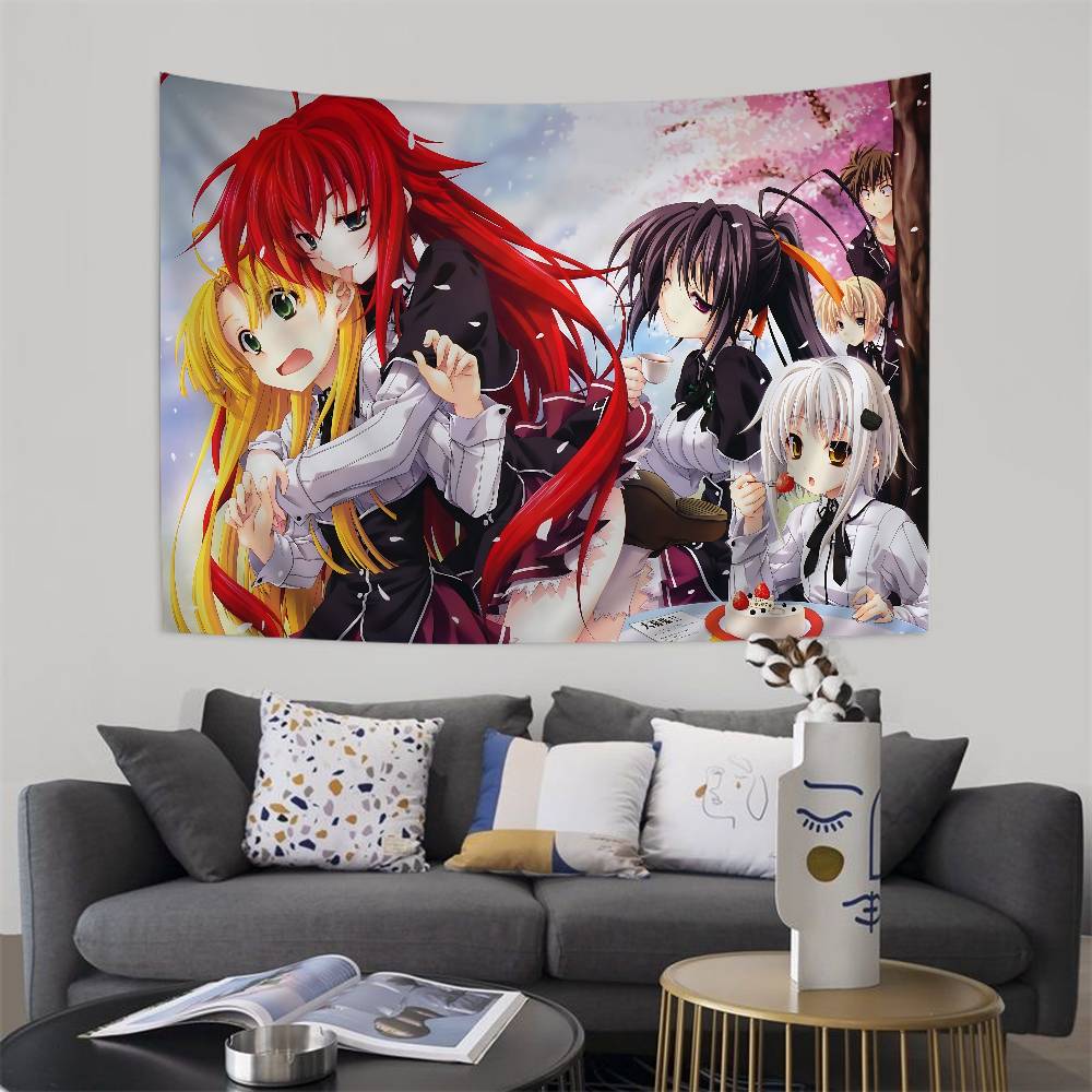 HHigh SSchool DxD Anime Hanging Bohemian Tapestry Bohemian Wall Tapestries Mandala Cheap Hippie Wall Hanging