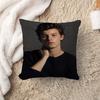 SShawn Mendes PopSinger Cushion Cover Polyester Sofa Cushions Decorative Throw Pillows Home Decoration Pillowcover