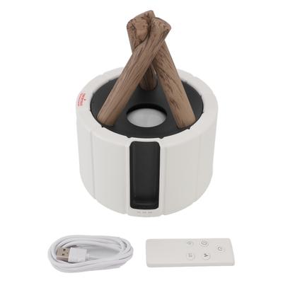 Kamp Ateşi Alev Difüzörü Nemlendirici 250ml USB Aromaterapi Uçucu Yağ Difüzörü Uzaktan Kumandalı