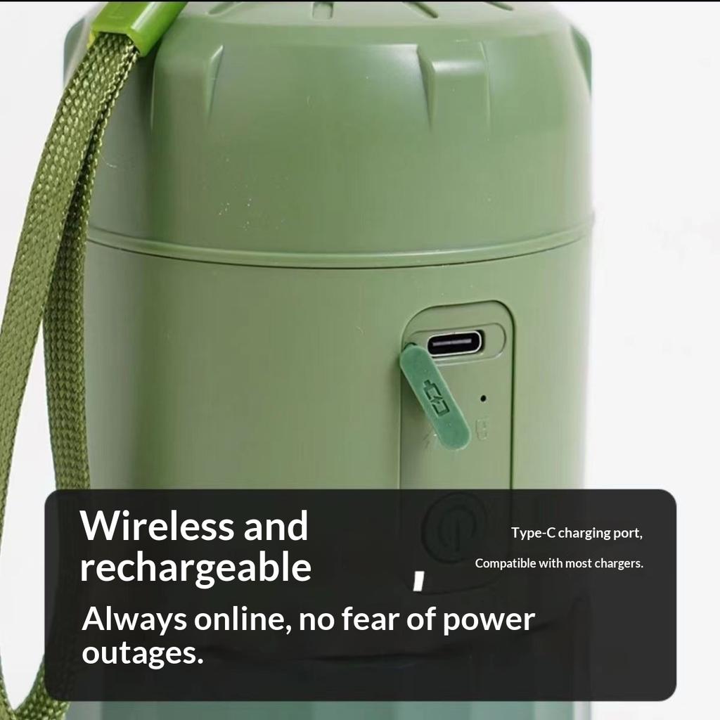 12PSI High Pressure Air Pump Portable Rechargeable Electric Inflator for Camping Tent Mattress Boat